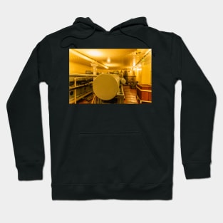 Inside a Battleship  Engine Room Hoodie